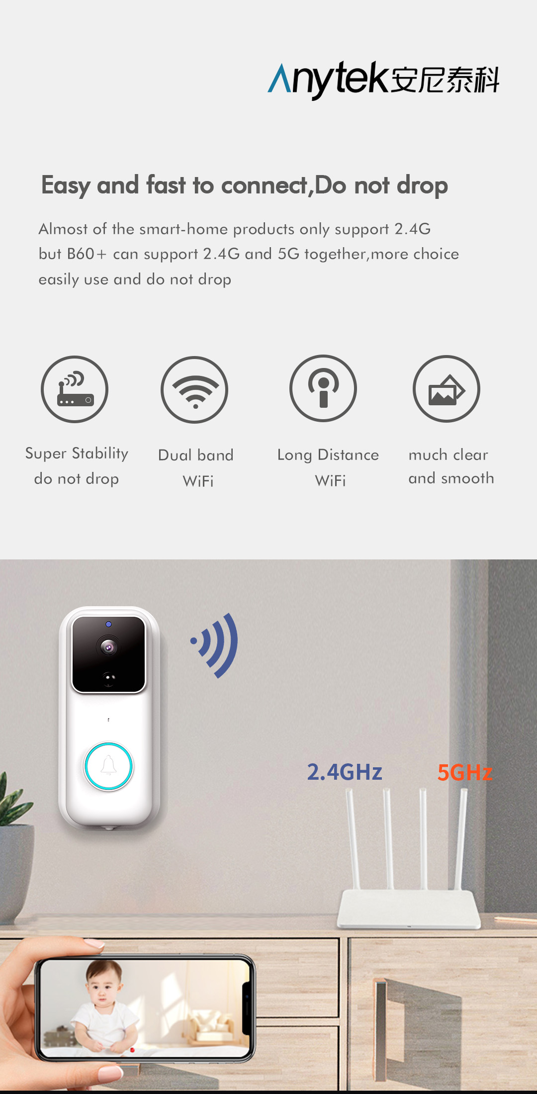 Anytek-B60-Tuya-Smart-Video-Doorbell-Wireless-Doorbell-Camera-24g-5g-WIFI-HD-1080P-WiFi-Security-Cam-1954068-6