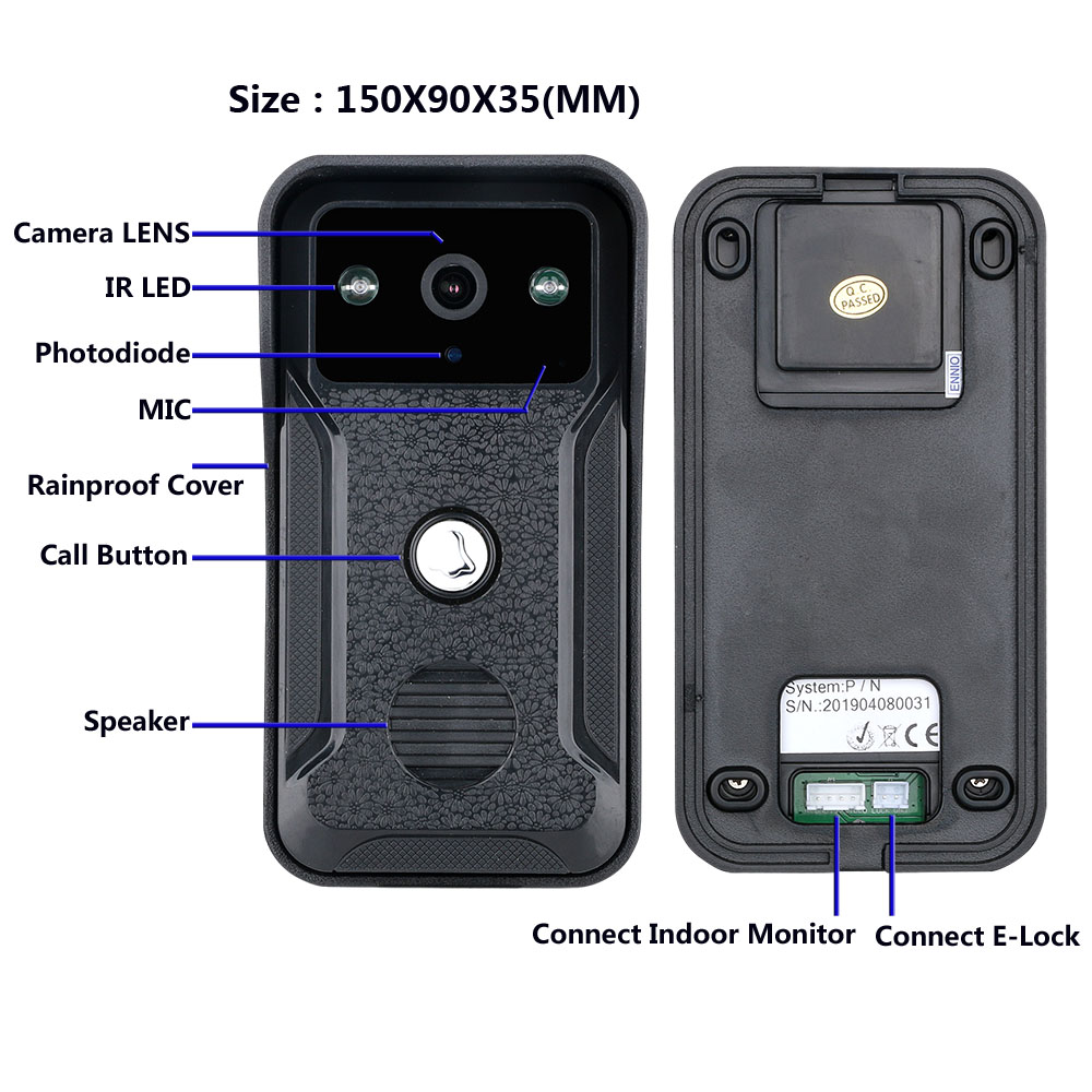 ENNIO-7-Inch-Video-Door-Phone-Doorbell-Intercom-Kit-1-Camera-1-Monitor-Night-Vision-with-700TVL-Came-1615996-3