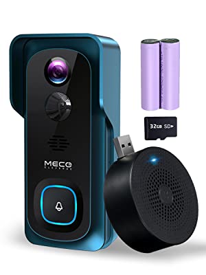 MECO-ELE-Video-Doorbell-Wireless-1080P-Wireless-Doorbell-Camera-with-Free-Chime-WiFi-Smart-Doorbell--1854284-2