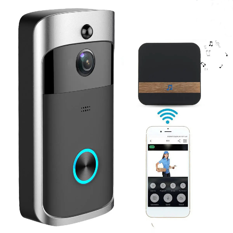 Wireless-Camera-Video-Doorbell-Home-Security-WiFi-Smartphone-Remote-Video-Rainproof-1319708-1