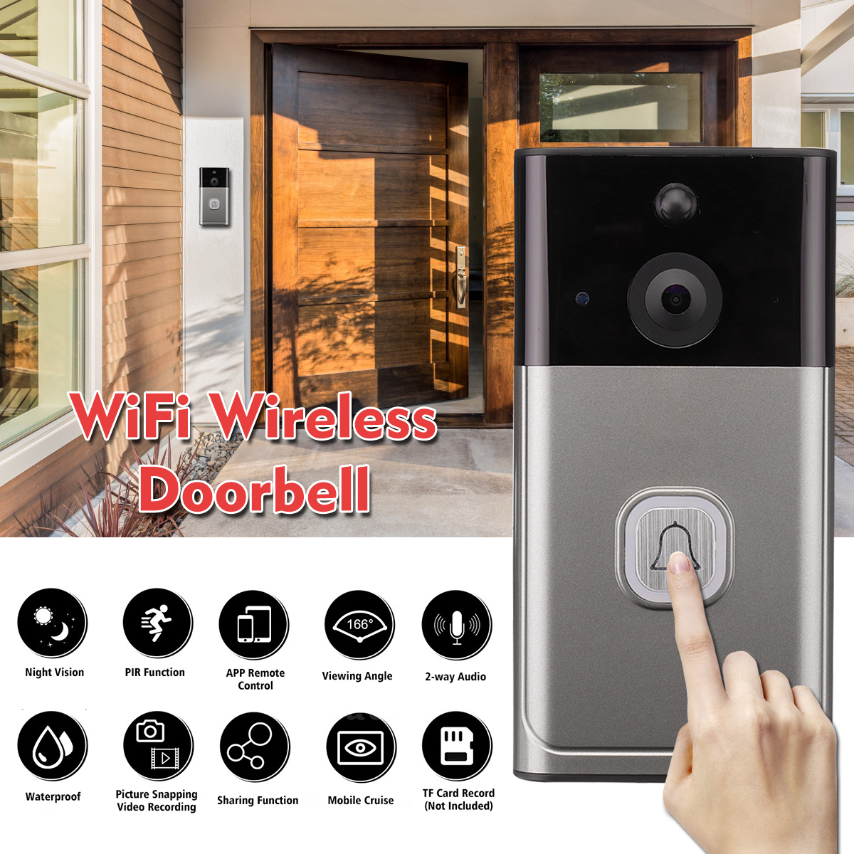 Wireless-WiFi-Video-Doorbell-Rainproof-Smartphone-Remote-Video-Camera-Security-Two-Way-Talk-166deg-1448088-2