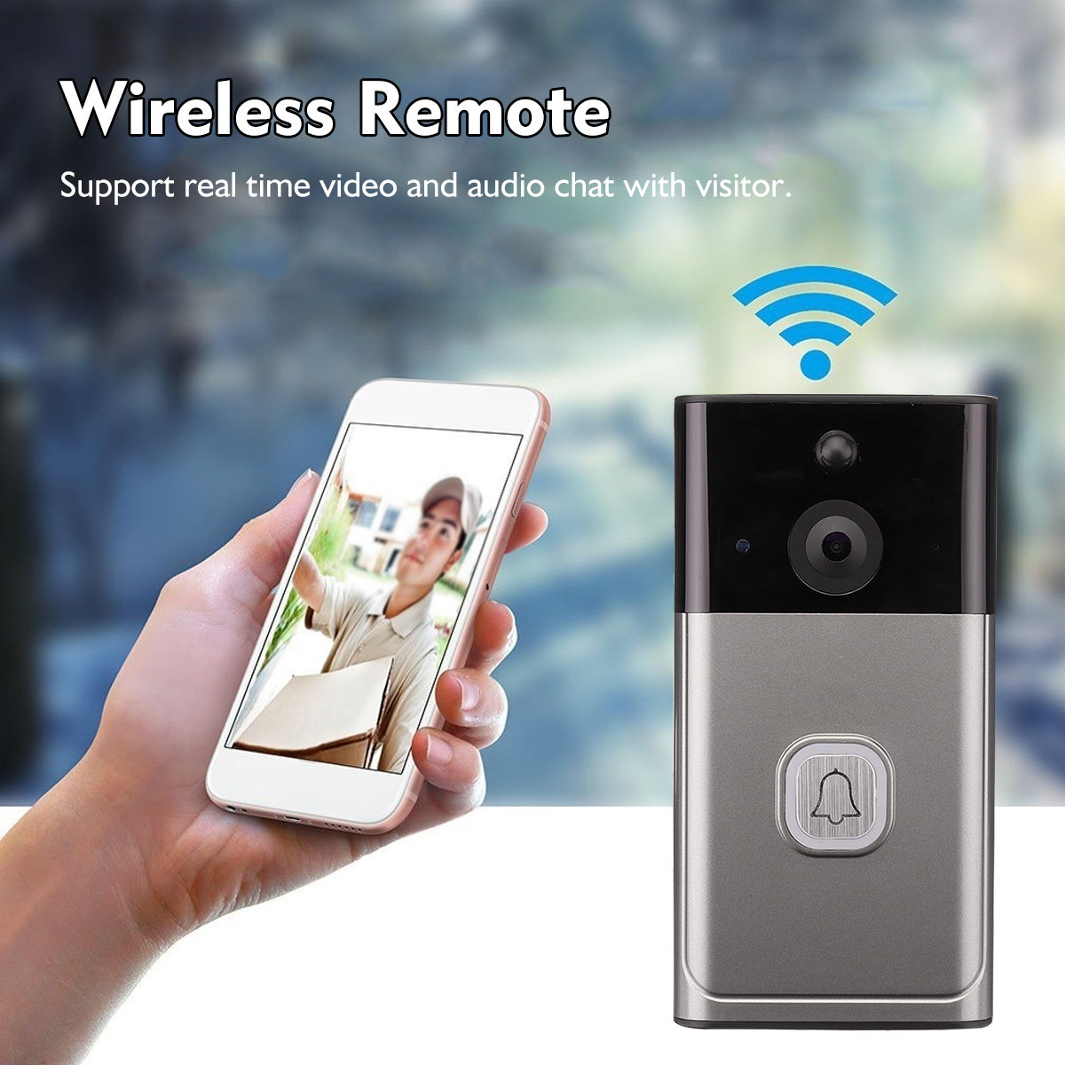 Wireless-WiFi-Video-Doorbell-Rainproof-Smartphone-Remote-Video-Camera-Security-Two-Way-Talk-166deg-1448088-3
