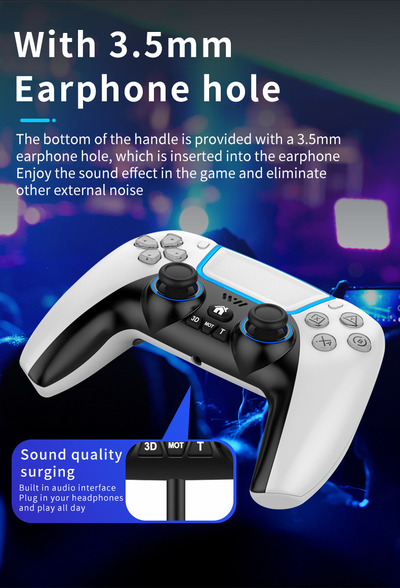 RALAN-P03-Wireless-Bluetooth-Game-Controller-Gamepad-With-RGB-Light-Touchpad-Back-Key-Support-3D-Joy-1930336-14