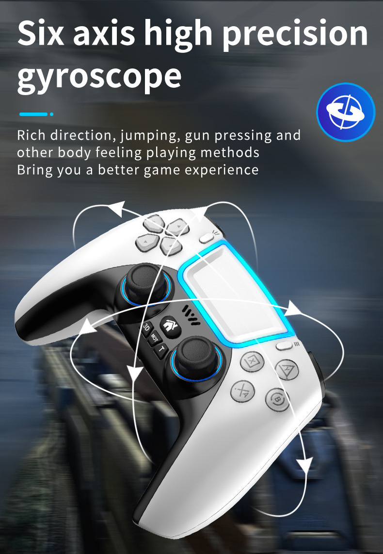RALAN-P03-Wireless-Bluetooth-Game-Controller-Gamepad-With-RGB-Light-Touchpad-Back-Key-Support-3D-Joy-1930336-4