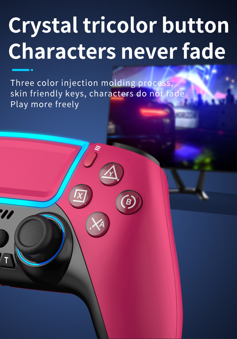 RALAN-P03-Wireless-Bluetooth-Game-Controller-Gamepad-With-RGB-Light-Touchpad-Back-Key-Support-3D-Joy-1930336-5