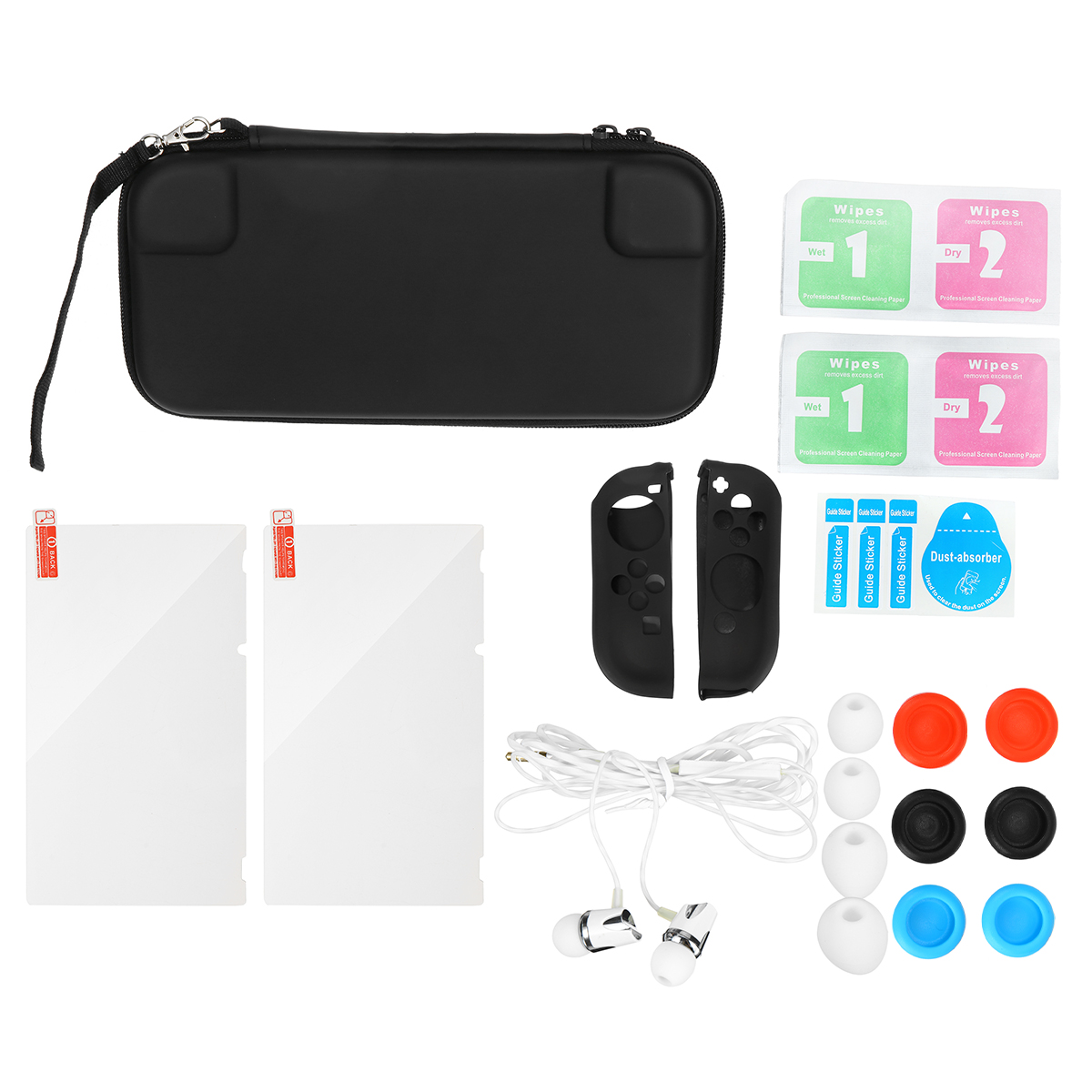 12-in-1-Storage-Bag-Shell-Cover-Protective-Film-Carry-Case-Headset-for-Nintendo-Switch-Game-Console-1698705-1