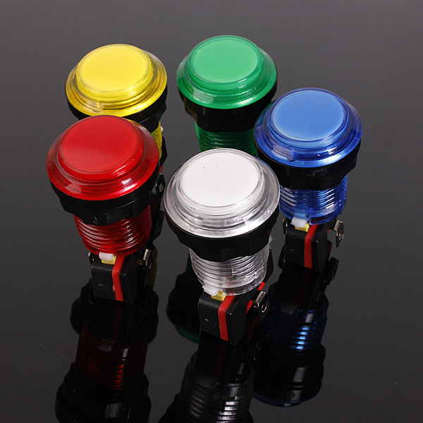 12V-25A-Round-Lit-Illuminated-Arcade-Video-Game-Push-Button-Switch-LED-Light-Lamp-1044391-3