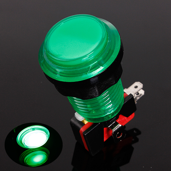 12V-25A-Round-Lit-Illuminated-Arcade-Video-Game-Push-Button-Switch-LED-Light-Lamp-1044391-4