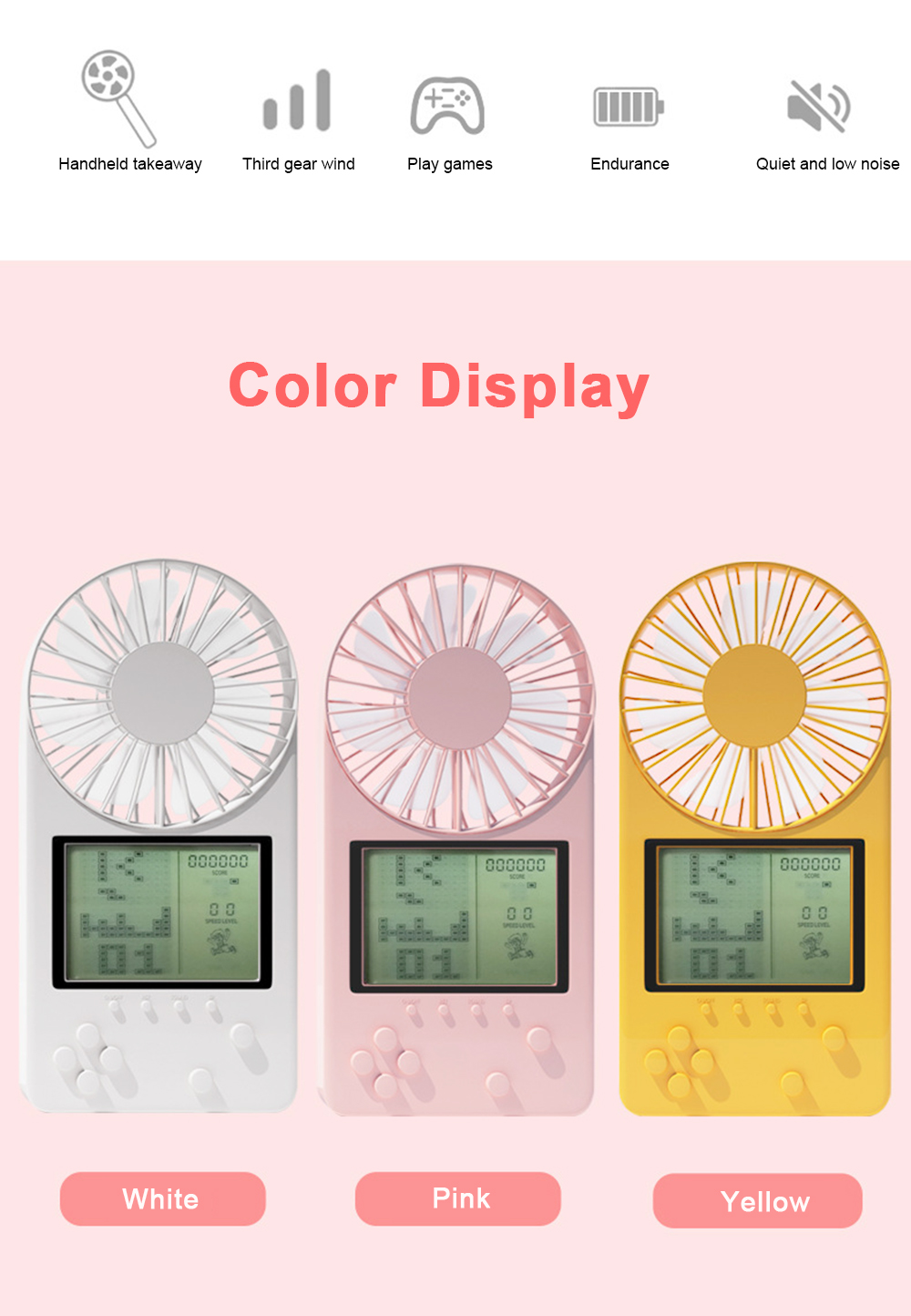 26-Games-Video-Console-Third-Gear-Mini-USB-Fan-Retro-Handheld-Game-Player-Summer-Portable-Fan-1693621-2