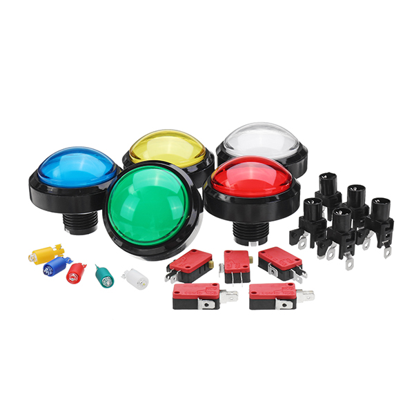 60MM-6CM-Red-Blue-Yellow-Green-White-Push-LED-Button-for-Arcade-Game-Console-Controller-DIY-1283957-1