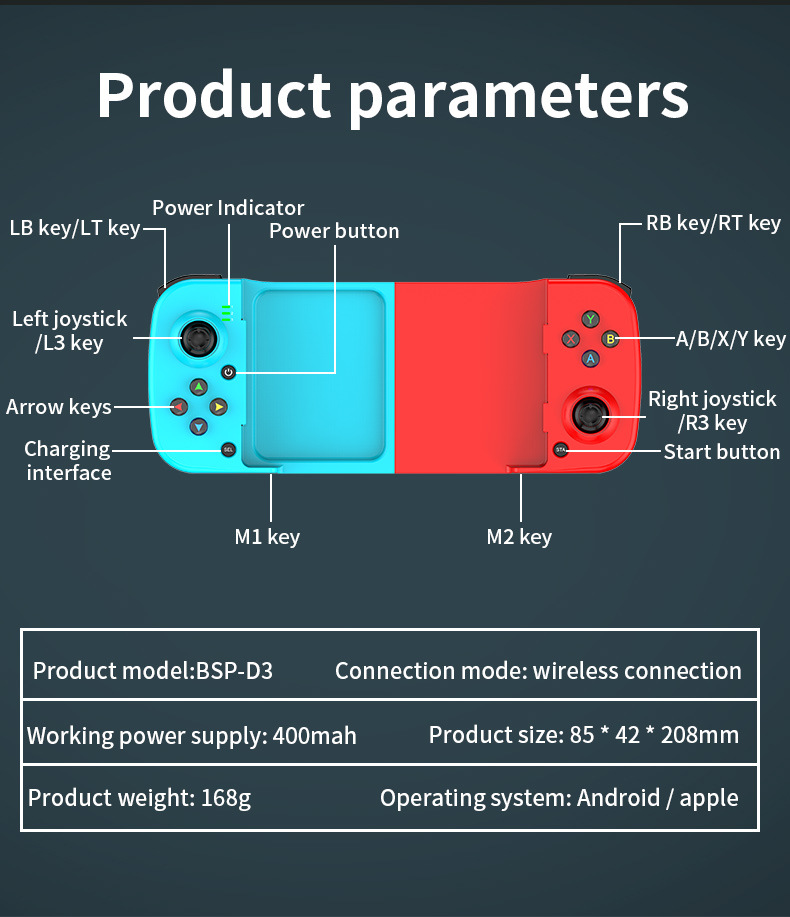 BSP-D3-Bluetooth-50-Wireless-Type-C-Telescopic-Mobile-Phone-Gamepad-for-PUBG-for-iOS-Android-Mobile--1972836-13