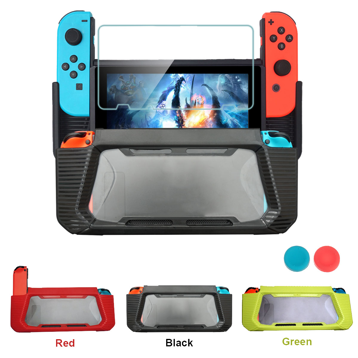 Backboard-Radiator-Hard-Cover-Shell-Hybrid-Protective-Case-For-Nintendo-Switch-Game-Console-1454633-1