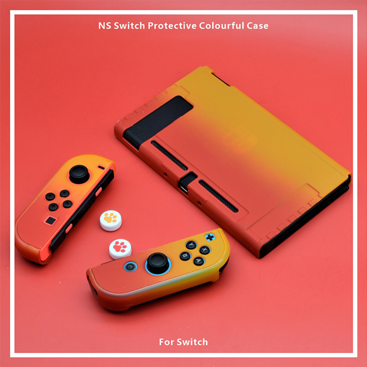 Colorful-Shockproof-Shell-Gradient-Case-Protector-for-Nintendo-Switch-Game-Console-Protective-Hard-C-1737853-2