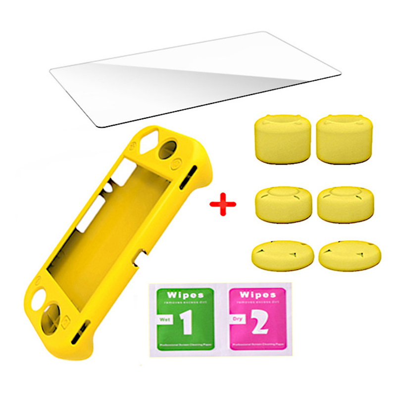 DOBE-TNS-19180-Silicone-Case-with-Tempered-Film-Rocker-Cap-Set-for-Nintendo-Switch-Lite-Game-Console-1602742-2