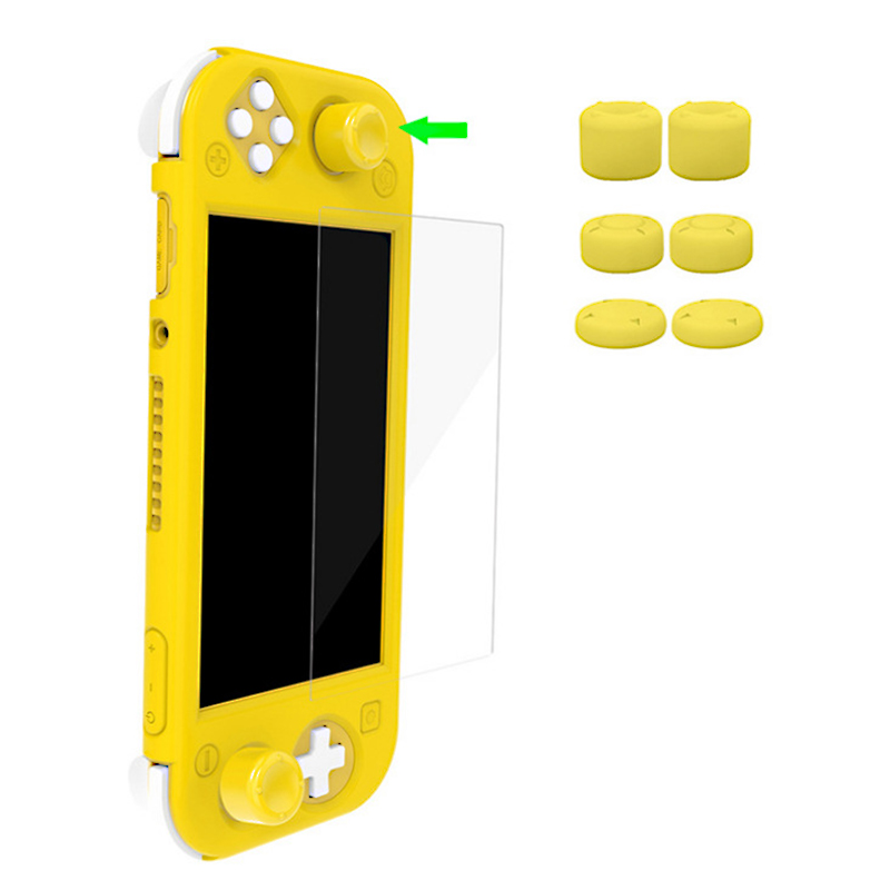 DOBE-TNS-19180-Silicone-Case-with-Tempered-Film-Rocker-Cap-Set-for-Nintendo-Switch-Lite-Game-Console-1602742-4