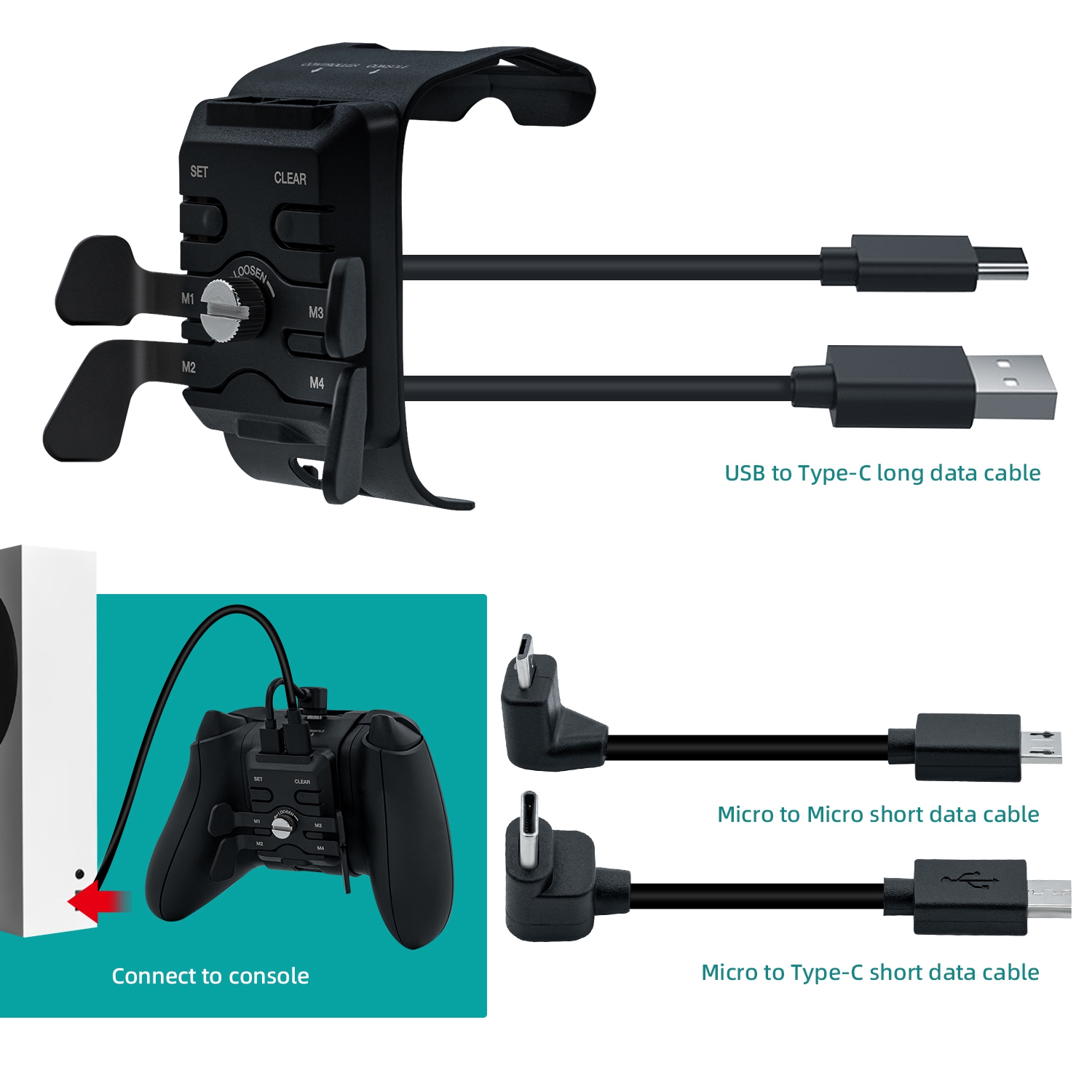 Dobe-TYX-1610-Game-Controller-Back-Button-Attachment-Adapter-Paddles-Keys-for-Xbox-One-S-X-Series-S--1930039-6
