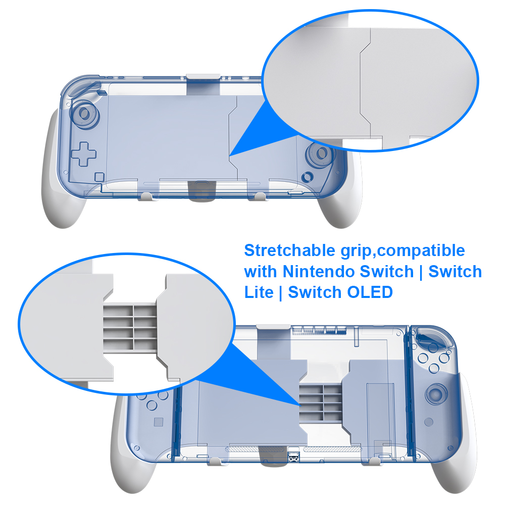 JYS-3-in-1-Gamepad-Protective-Shell-Case-Cover-Retractable-Detachable-Bracket-Holder-for-Nintendo-Sw-1881837-1