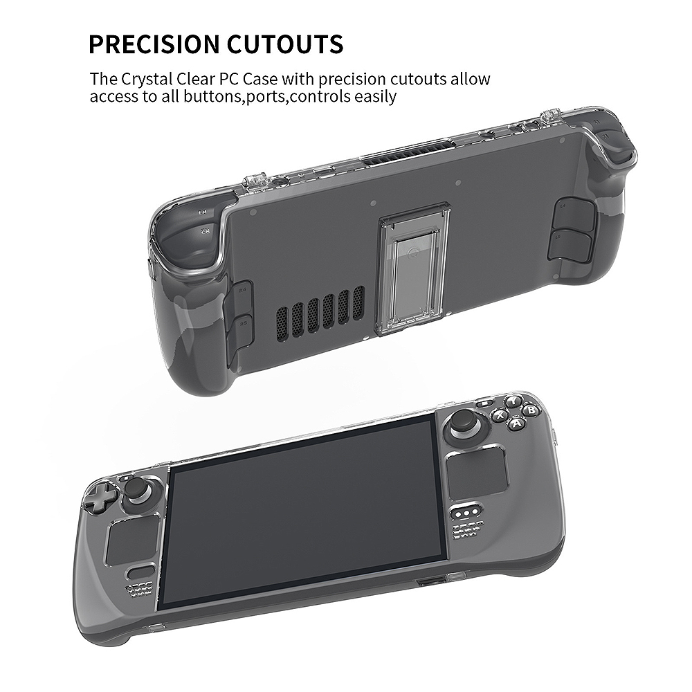 Protective-Cover-Shell-for-Steam-Deck-Ergonomic-Crystal-Clear-PC-Case-for-Game-Console-with-Stand-Pr-1973213-2