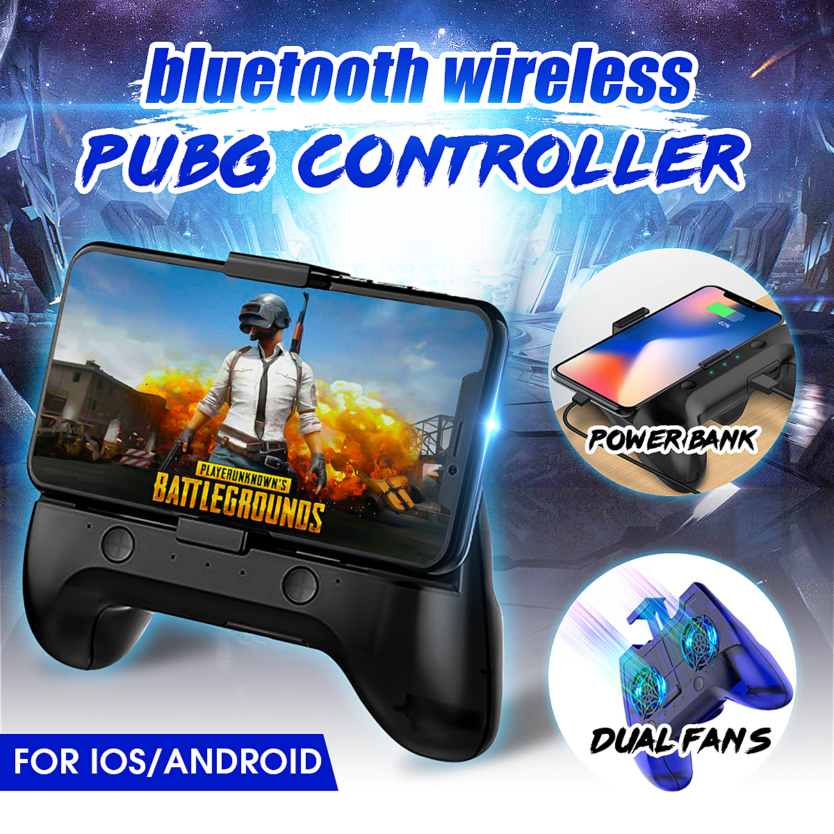 Wireless-bluetooth-Gamepad-Game-Controller-Joystick-Cooling-Fan-for-PUBG-Android-IOS-Mobile-Phone-1461047-1