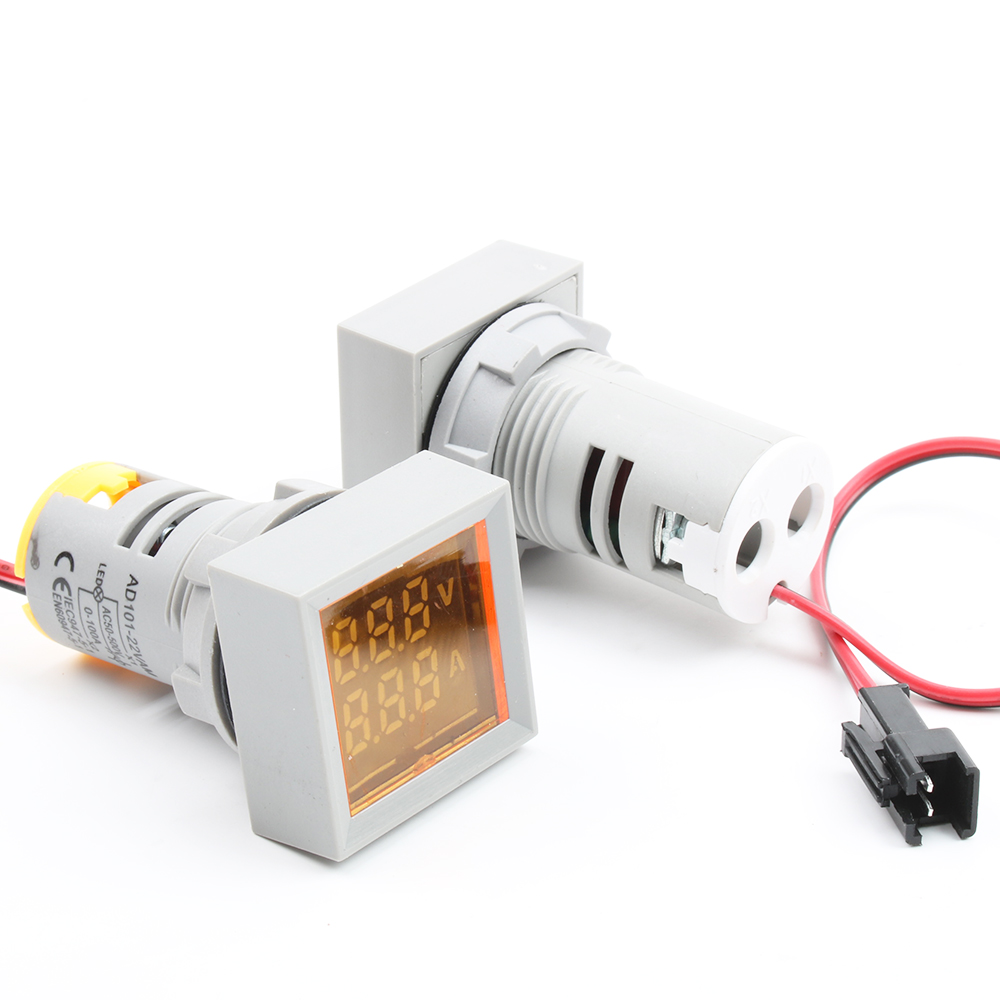 22mm-AC-50-500V-0-100A-Mini-Digital-square-Voltmeter-Ammeter-Volt-Voltage-Tester-Meter-Dual-LED-Indi-1556429-8