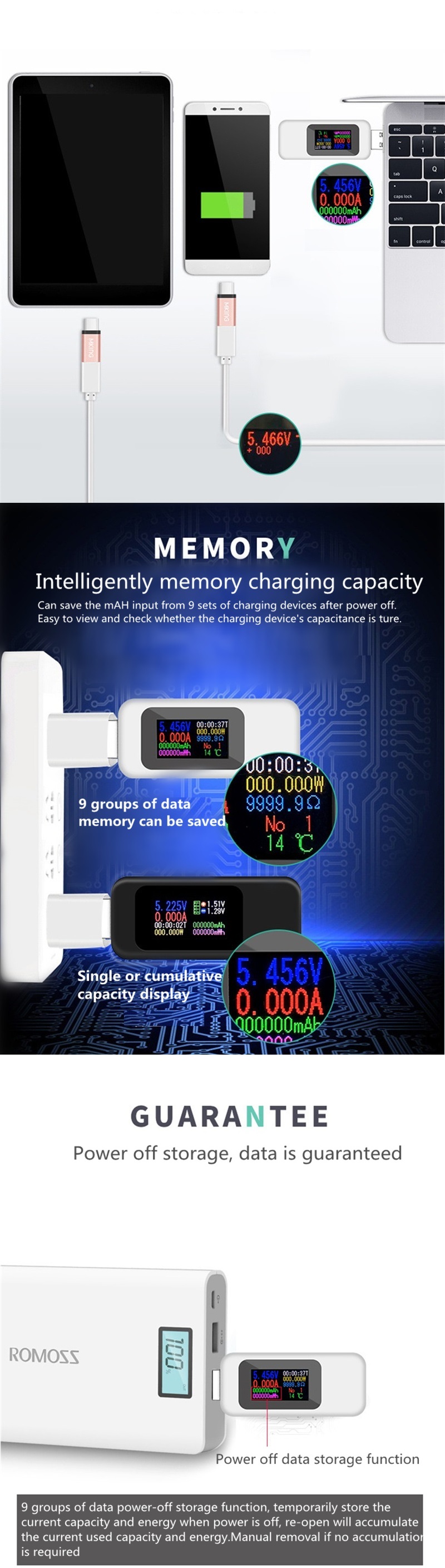 DANIU-Digital-10-in-1-Colorful-LCD-Display-USB-Tester-Voltage-Current-Tester-USB-Charger-Tester-Powe-1439163-2