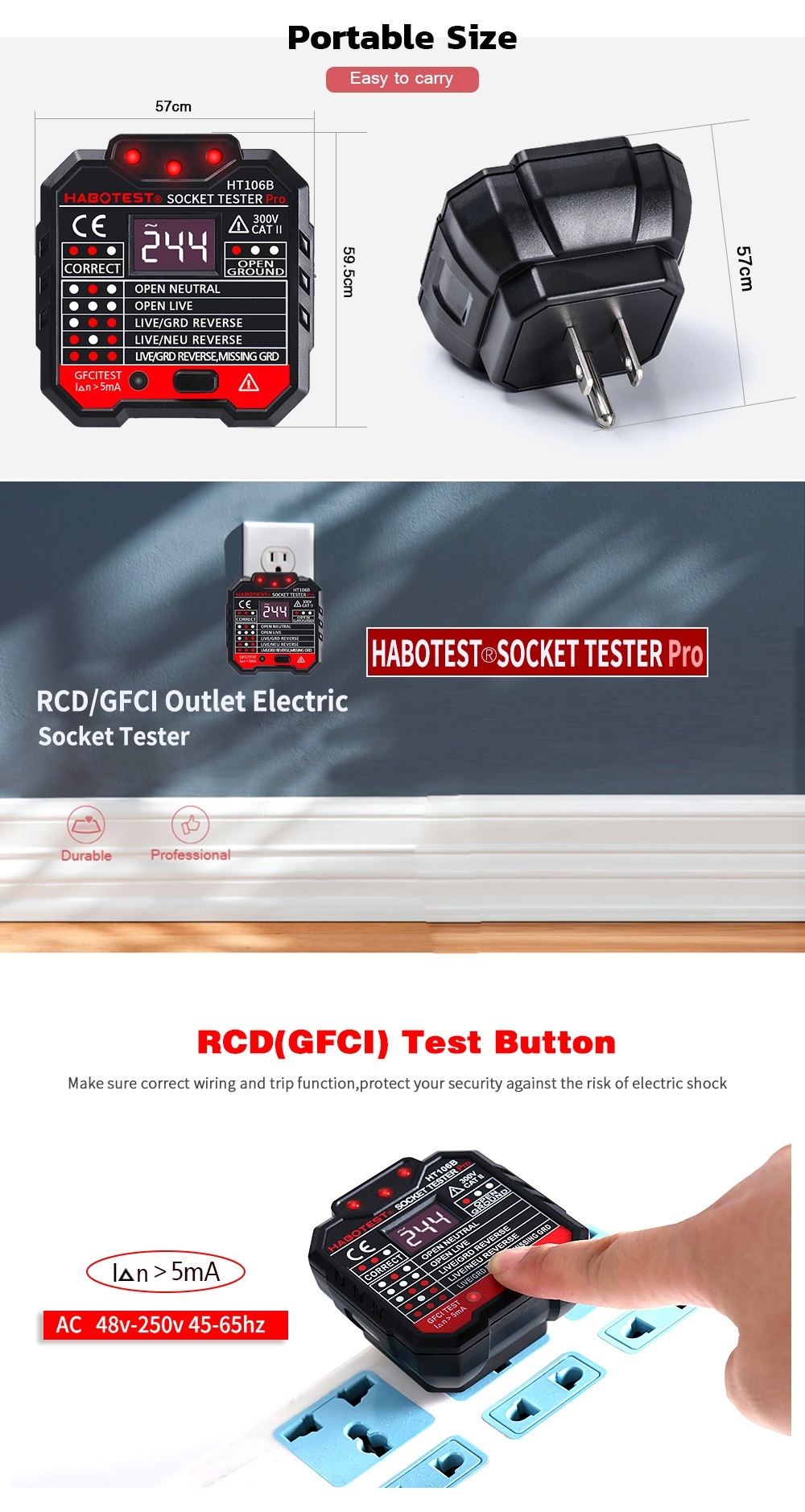 DANIU-HT106B-Socket-Outlet-Tester-Circuit-Polarity-Voltage-Detector-Wall-Plug-Break-Finder-RCD-Test-1361423-5