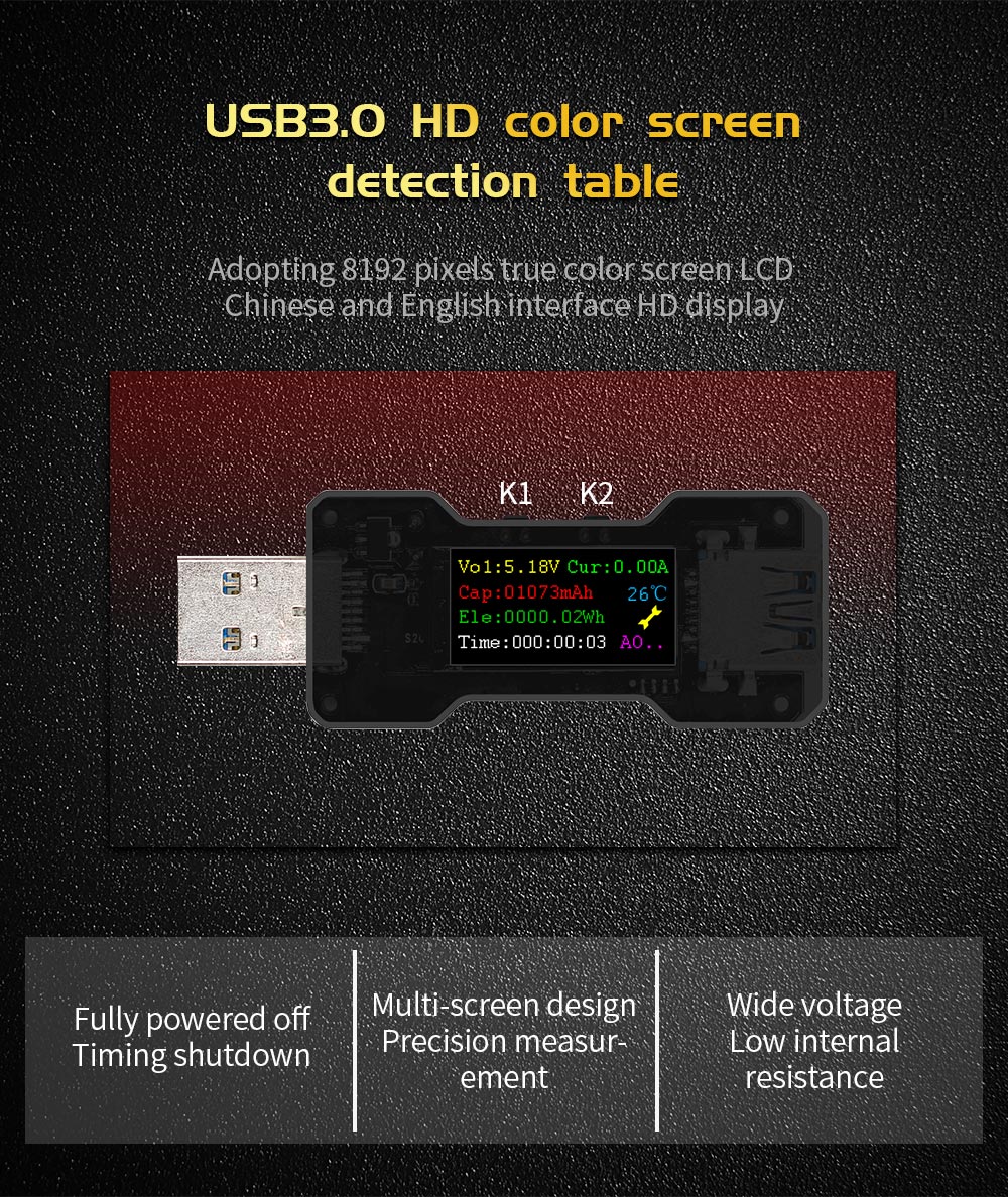 FNB18-32V-160W-USB30-Tester-DC-Digital-Voltmeter-Amperimeter-Current-Voltage-Meter-Amp-Volt-Ammeter--1555197-1