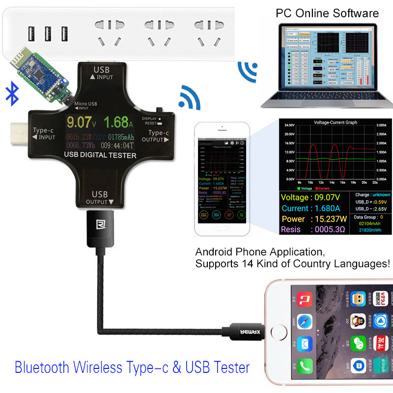 JUWEI-Color-TFT-USB-Tester-bluetooth-Type-C-PD-Digital-Voltmeter-Vurrent-Meter-Ammeter-1291132-2
