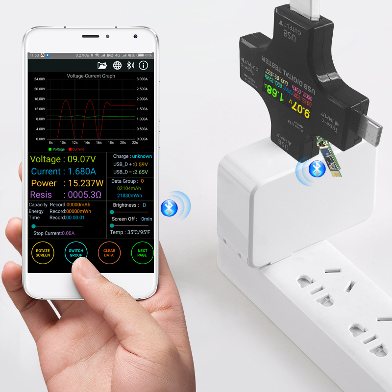 JUWEI-Color-TFT-USB-Tester-bluetooth-Type-C-PD-Digital-Voltmeter-Vurrent-Meter-Ammeter-1291132-5