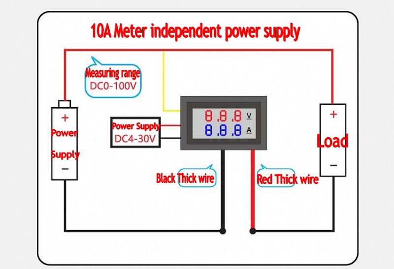 KEWEISI-DC-0-100V10A-50A-100A-LED-DC-Dual-Display-Digital-Voltmeter-Ammeter-Car-Motocycle-Voltage-Cu-1877402-4