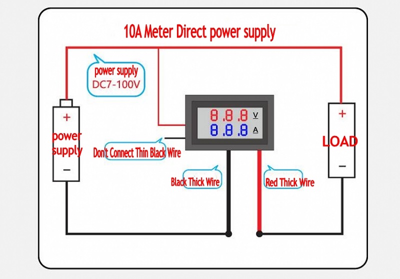 KEWEISI-DC-0-100V10A-50A-100A-LED-DC-Dual-Display-Digital-Voltmeter-Ammeter-Car-Motocycle-Voltage-Cu-1877402-8