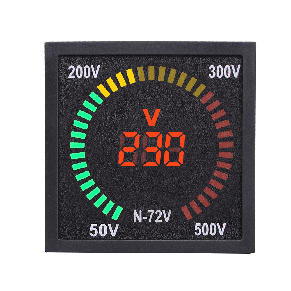 N-72V-50V-500V-73mm-Panel-LED-Display-Voltage-Meter-68mm-Hole-Size-Voltmeter-AC-220V-Digital-Voltage-1732898-1