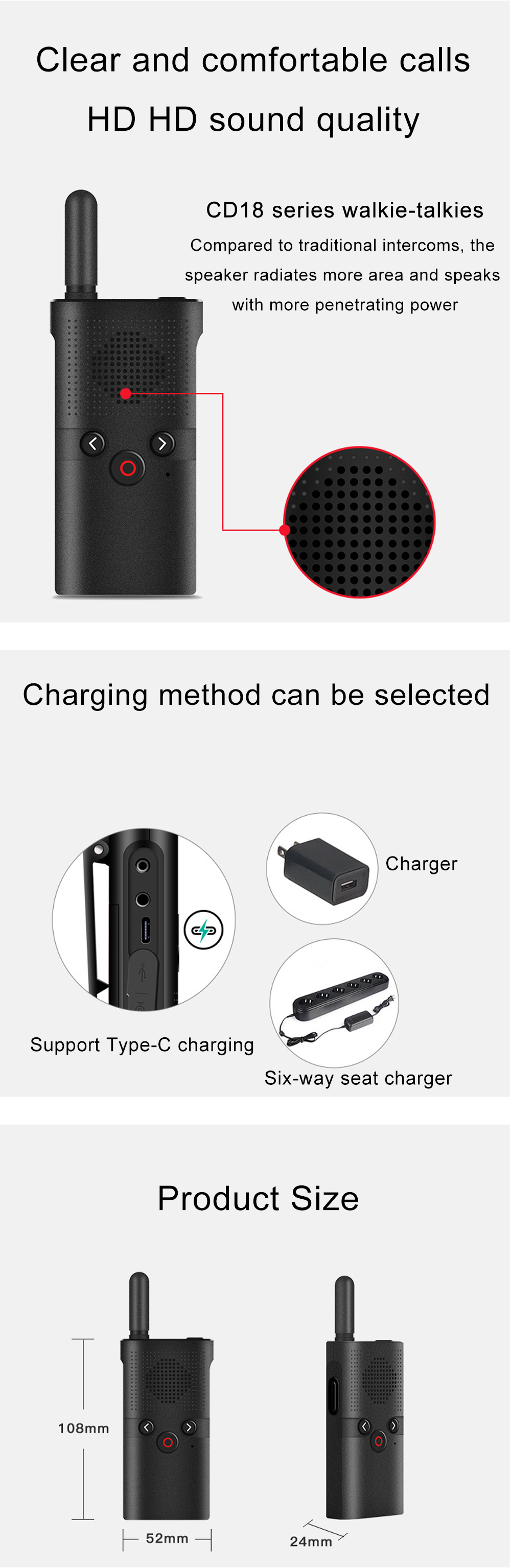 1Pairs-CHIERDA-PMR446-FRS-Handheld-Walkie-Talkie-400-480MHz-LCD-Display-Anti-Drop-TYPE-C-Charging-Po-1902105-2