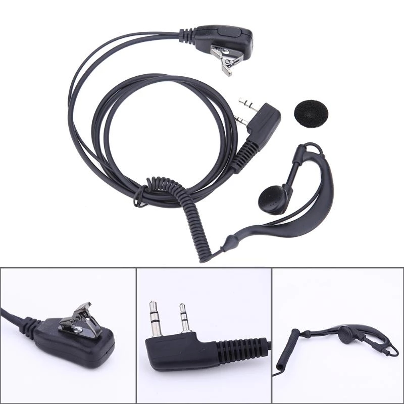 1m-2PIN-PTT-Earphone-with-Microphone-Walkie-Talkie-Ear-Hook-AUX-Interphone-Earphone-Headset-for-BAOF-1881756-2