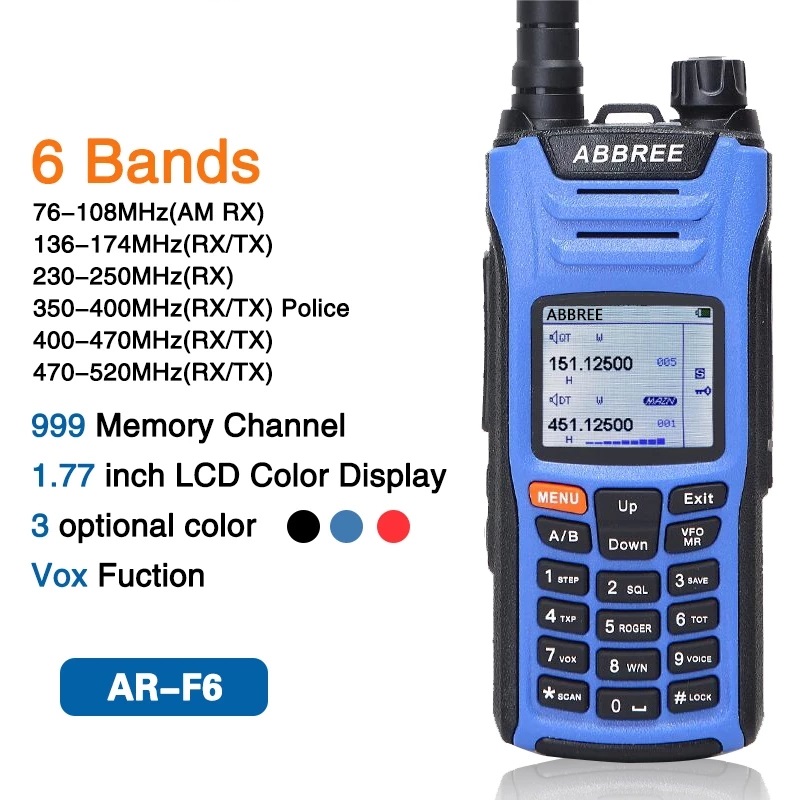 ABBREE-AR-F6-Walkie-Talkie-Six-6-Bands-Police-Band-LCD-Color-Display-Dual-Display-Dual-Standby-999CH-1821435-1