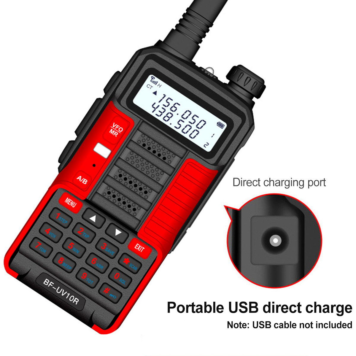 BAOFENG-BF-UV10R-10W-8800mAh-Walkie-Talkie-Waterproof-5-15KM-128-Channel-Dual-Band-Two-Way-Radio-Out-1856913-4