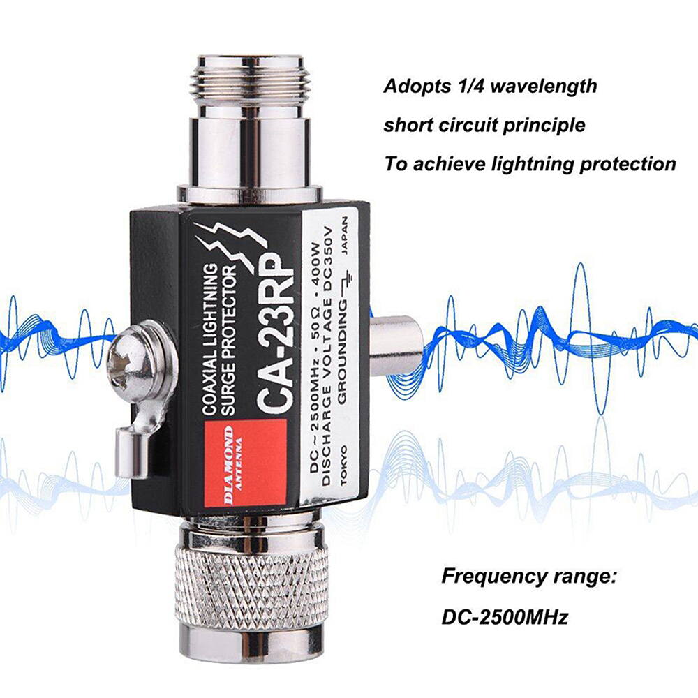 CA-23RP-Coaxial-Lighting-Surge-Protector-N-Male-To-N-Female-0-25GHZ-400W-50ohm-Coaxial-Lighting-Arre-1973806-2
