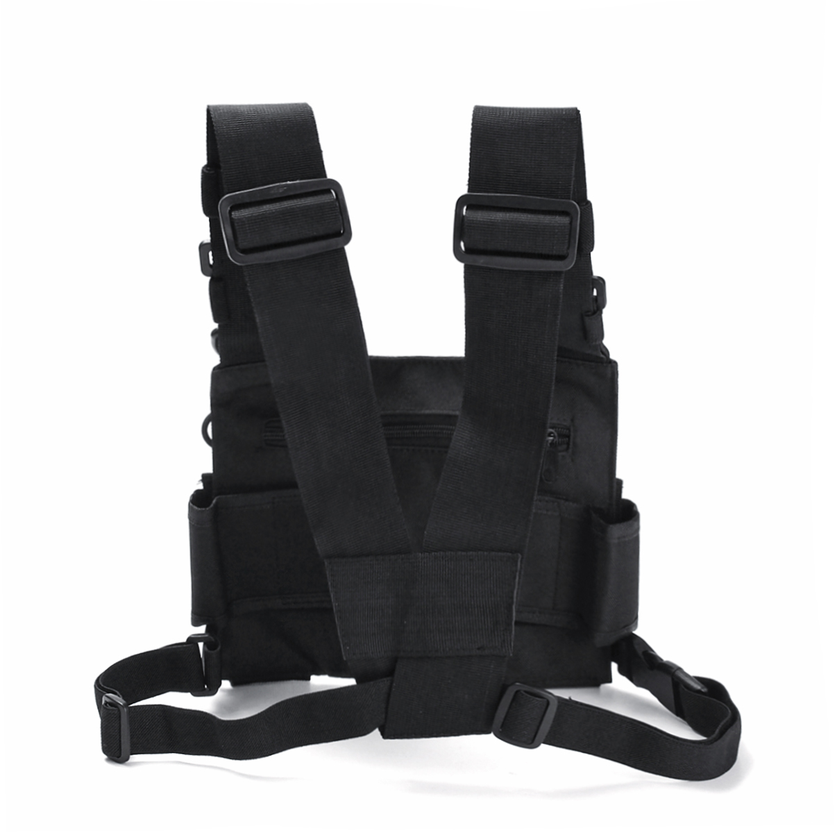 Chest-3-Pocket-Harness-Nylon-Bag-Pack-Backpack-Holster-for-Radio-Walkie-Talkie-Two-Way-Radio-1350160-3