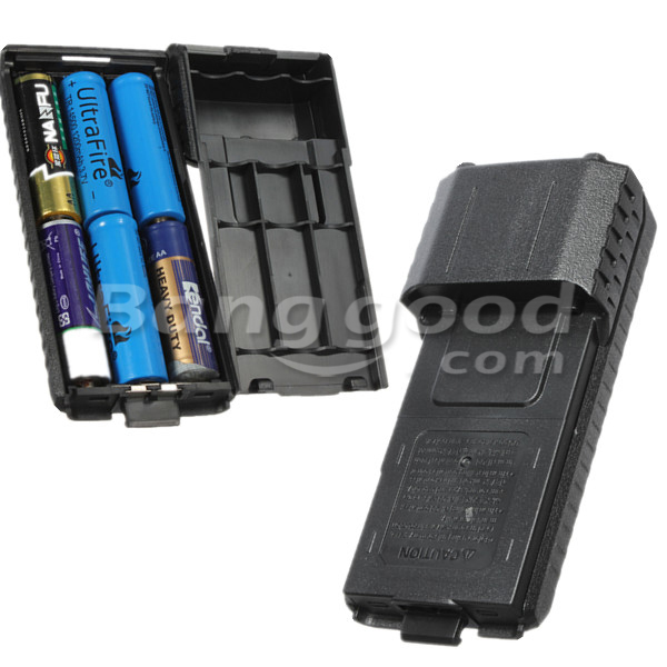 Extended-6x-AA-Battery-Case-Pack-Shell-For-BaoFeng-UV5R-UV5RB-UV5RE-913349-1
