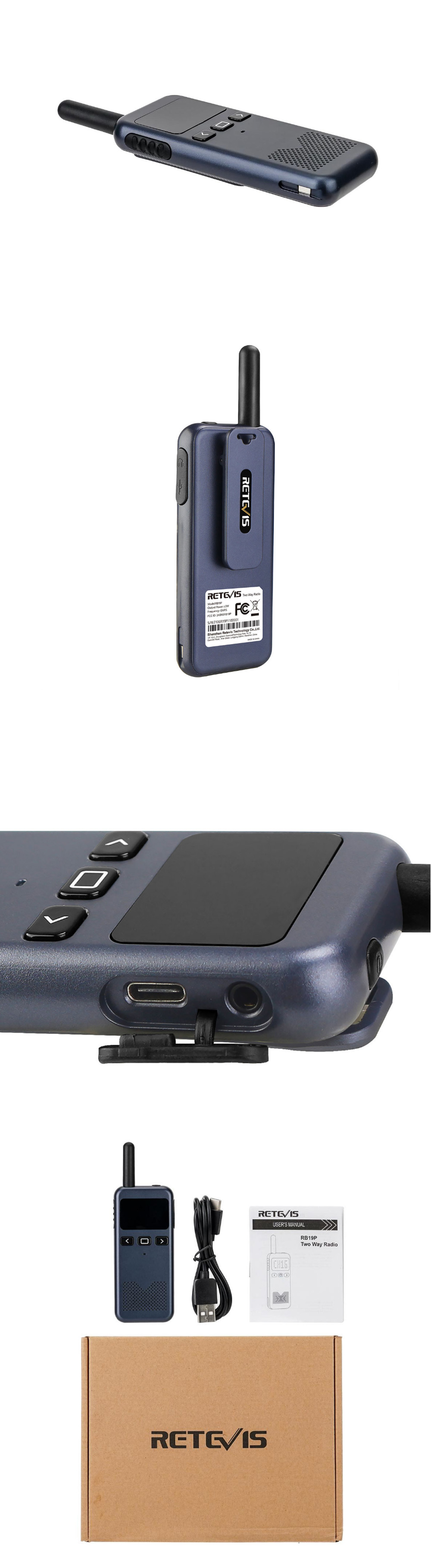 RETEVIS-RB19P-2000mAh-Handheld-Walkie-Talkie-High-Power-Type-C-Charging-Radio-Transceiver-TXRX-46256-1893014-2