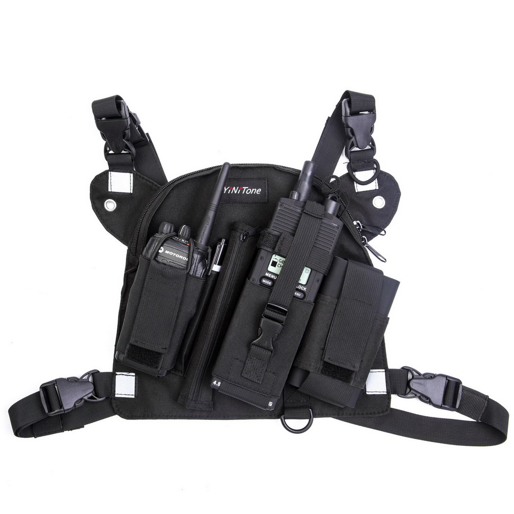 Tactical-Harness-Front-Pack-Bag-Case-Pouch-Carry-Holster-for-Kenwood-Motorolas-TYT-Baofeng-Walkie-Ta-1759027-3