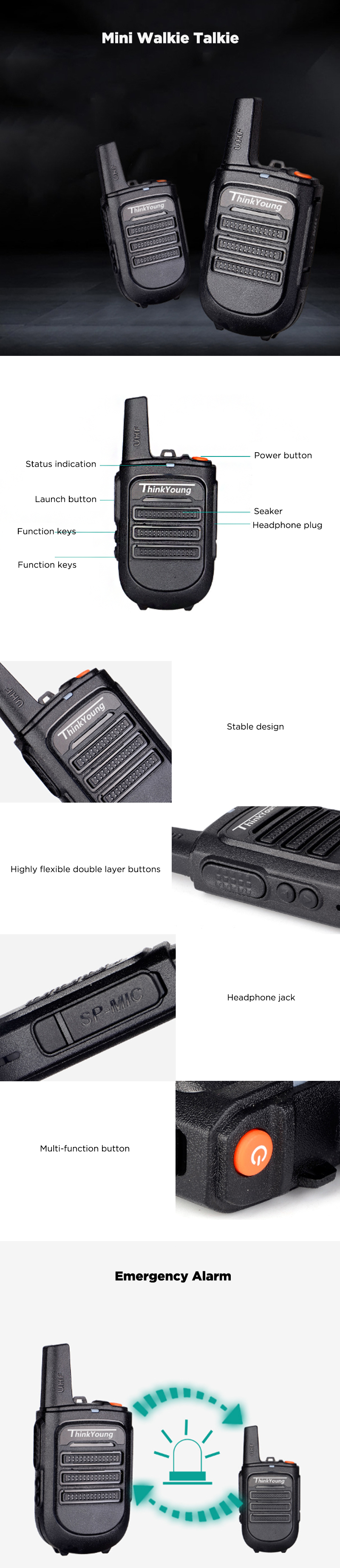 Thinkyoung-828-5W-IP54-Waterproof-Dustproof-Mini-Handheld-Radio-Walkie-Talkie-Interphone-Civilian-In-1617304-1