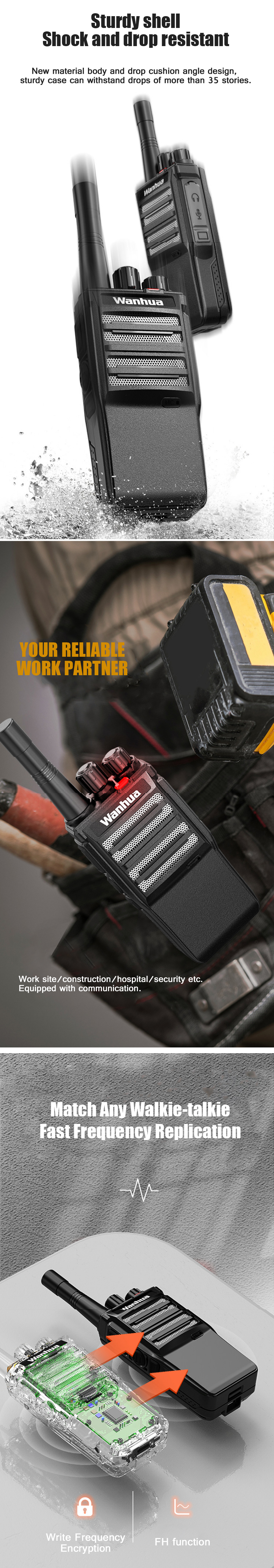 WANHUA-8W-Classic-Walkie-Talkie-16-Channels-400-470MHz-Two-Way-Handheld-Radio-Outdoor-Work-Durable-T-1771312-2