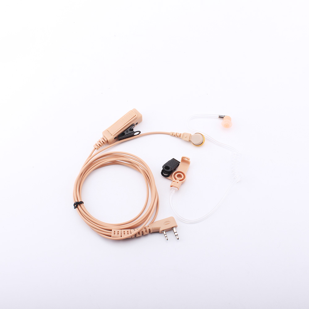 Walkie-talkie-Earphone-High-grade-Double-Line-Khaki-Long-PTT-Button-Air-Duct-headset-K-Connector-1289616-4