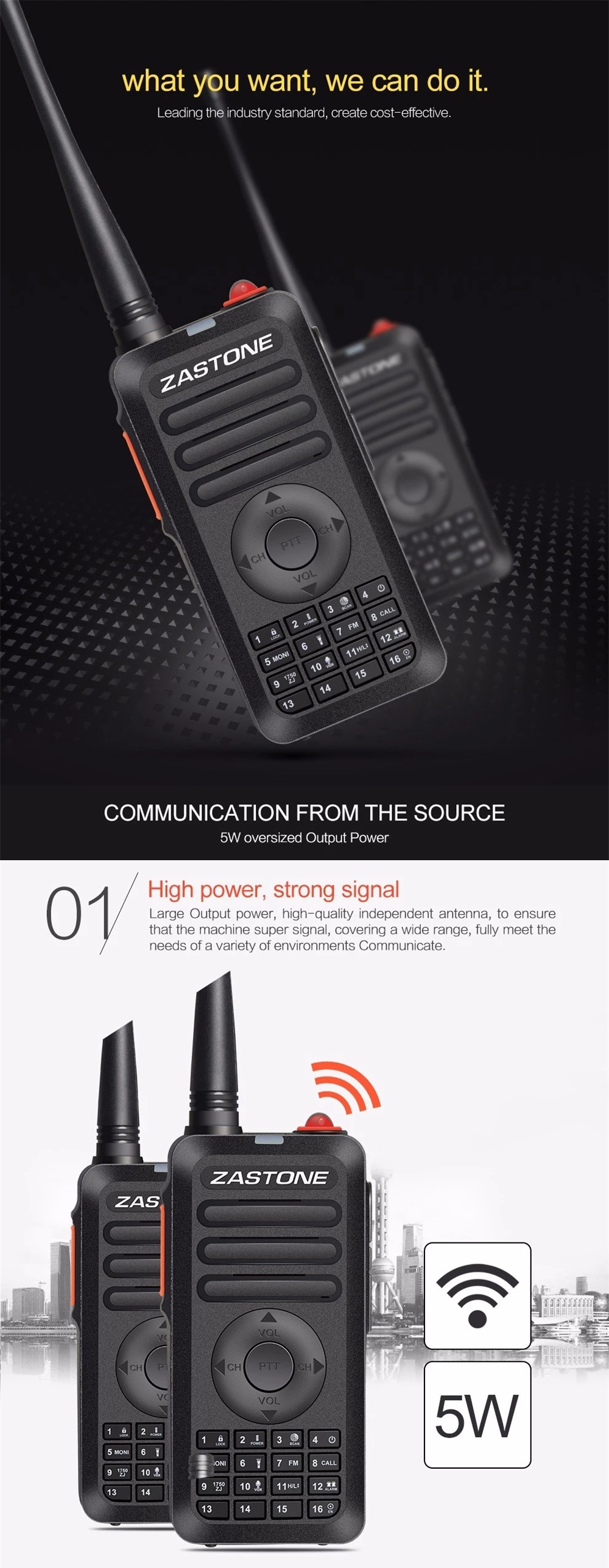 Zastone-X68-Walkie-Talkie-UHF-400-470Mhz-Handheld-Radio-Communicator-Two-Way-Radio-Communication-Ham-1385373-2