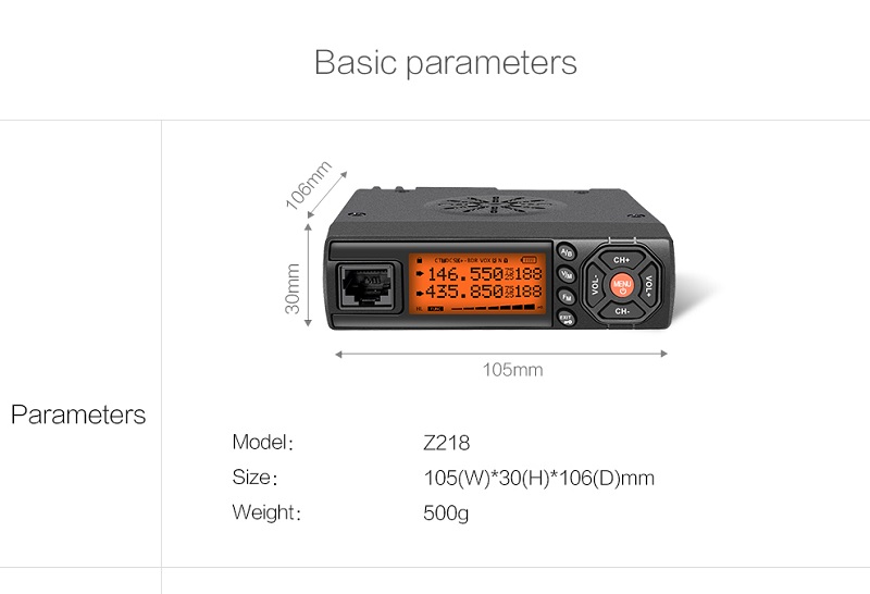 Zastone-Z218-25W-VHF-UHF-Mini-Radio-Walkie-Talkie-Car-Two-Way-Radio-Comunicador-HF-Transceiver-1896604-19