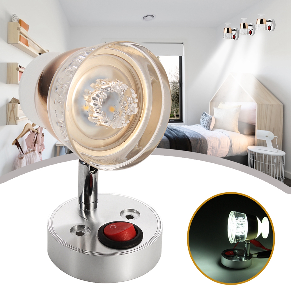 12V-3W-Frosted-Glass-LED-Spot-Reading-Light-RV-Boat-Wall-Mount-Bedside-Lamp-1439730-4