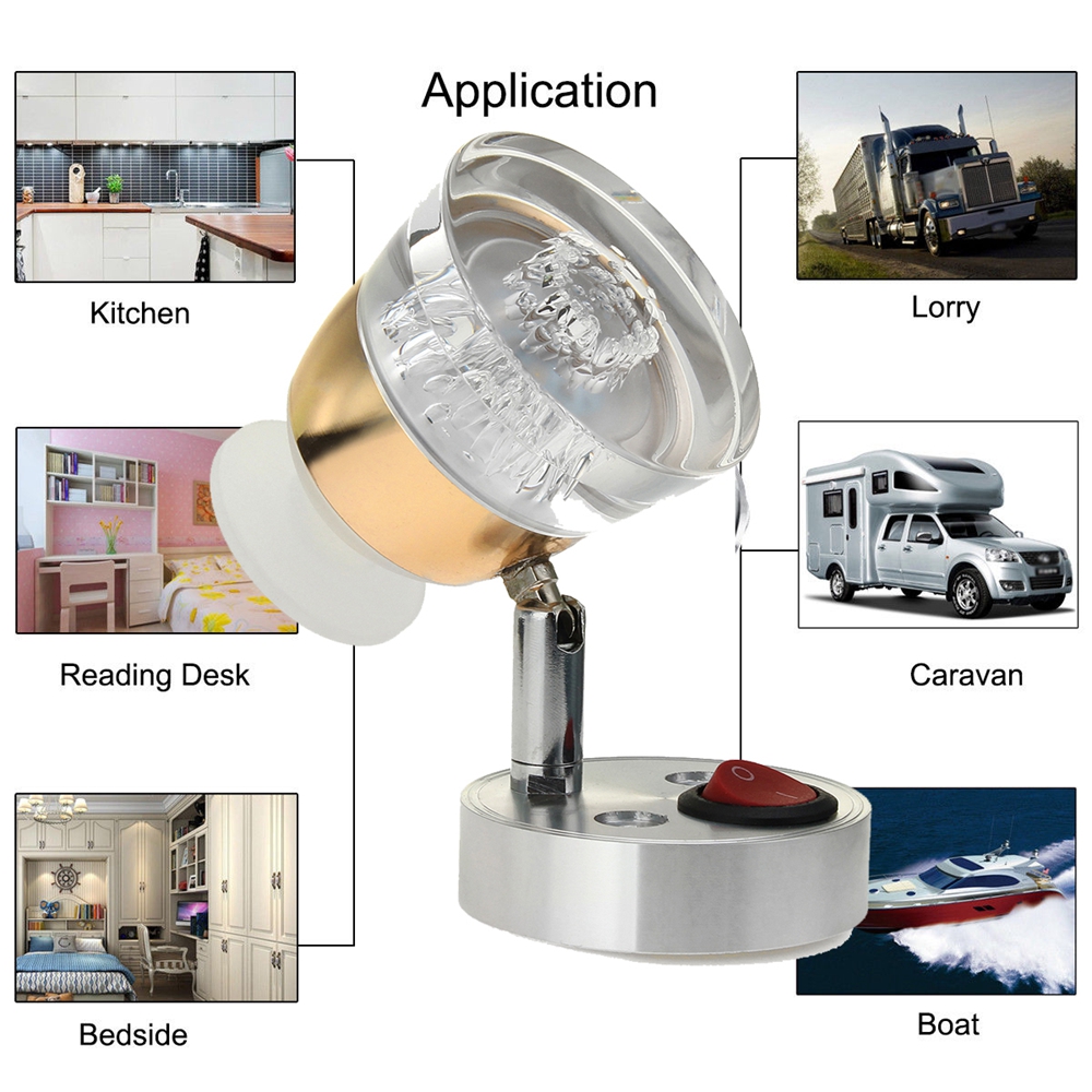 12V-3W-Frosted-Glass-LED-Spot-Reading-Light-RV-Boat-Wall-Mount-Bedside-Lamp-1439730-10