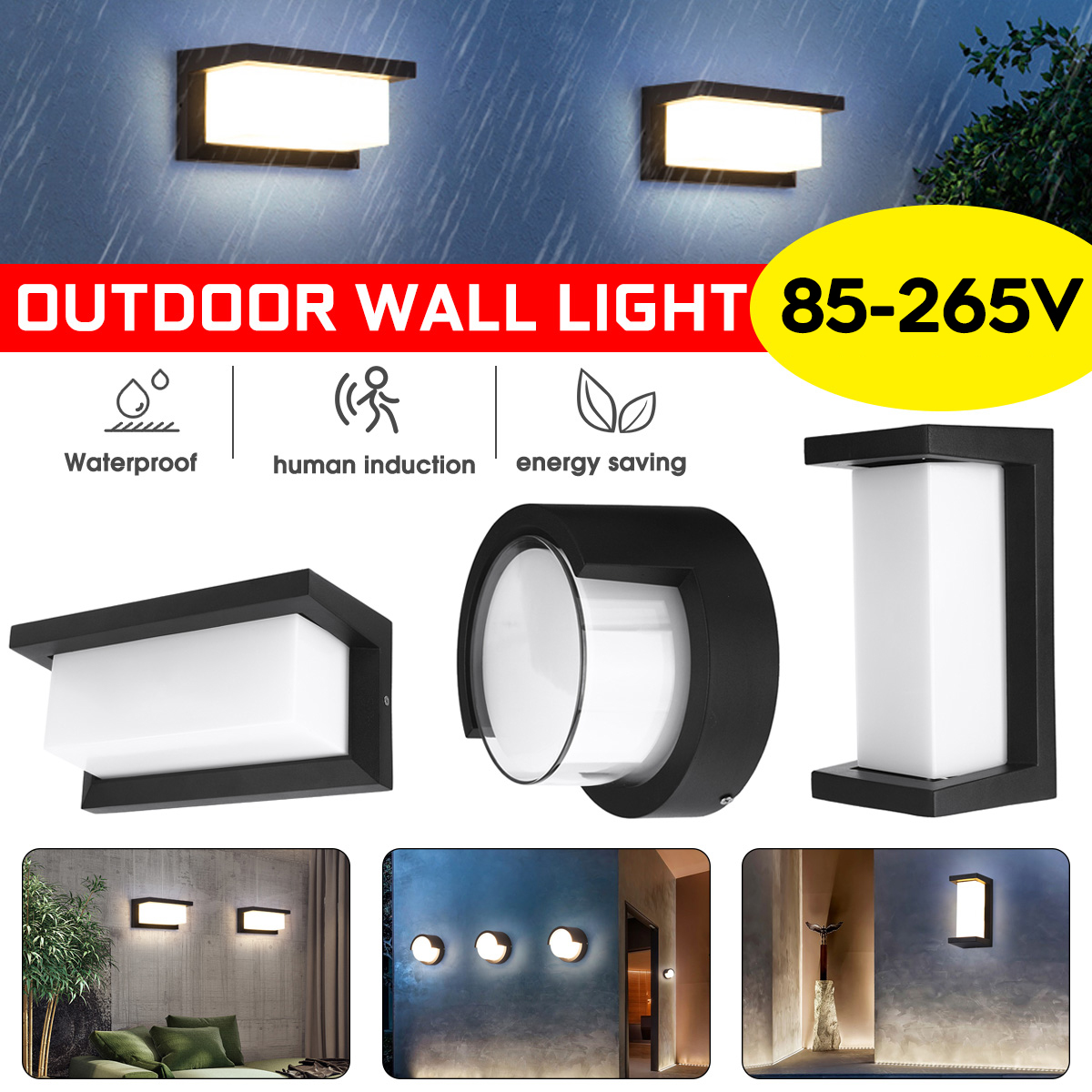 12W-LED-Wall-Light-Waterproof-Human-Body-Induction-Lamp-Walkway-Outdoor-Garden-1656190-1