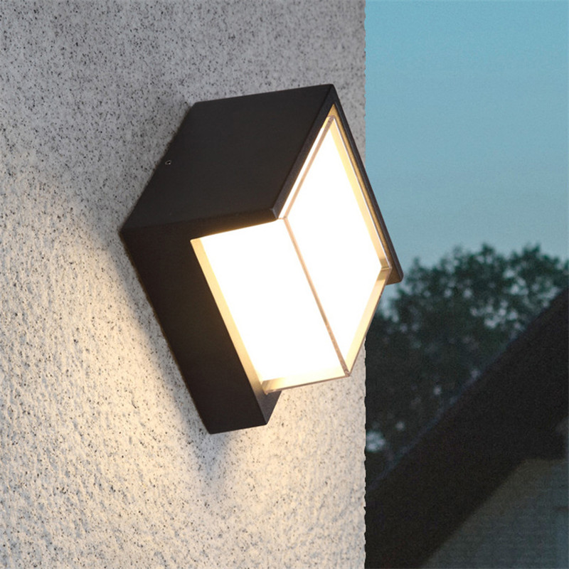 13CM-RoundSquare-Shape-10W-Modern-LED-Wall-Lamp-Stair-Light-for-Living-Room-Bedroom-Bed-Bedside-Home-1754380-2